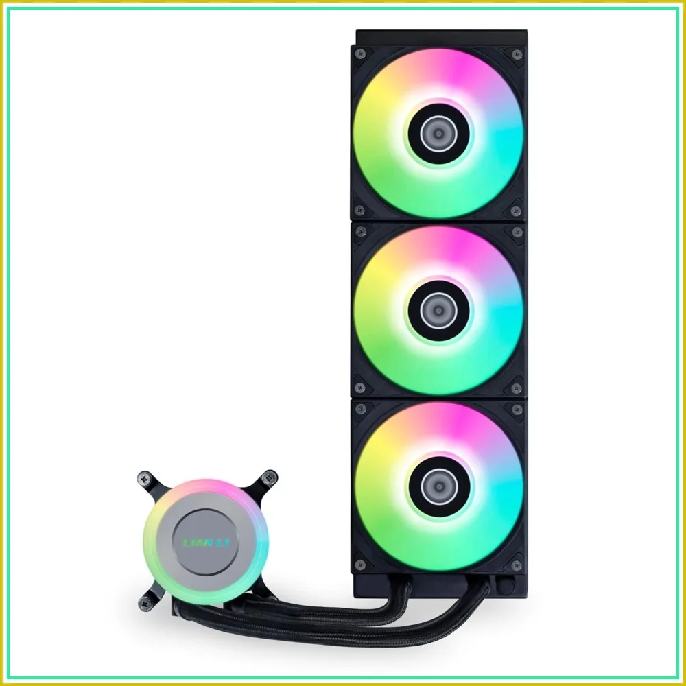 

360mm AIO Liquid CPU Cooler | 3x120mm ARGB Fans, Daisy-Chain, High Airflow, Intel LGA1851/1700, AMD AM5/AM4