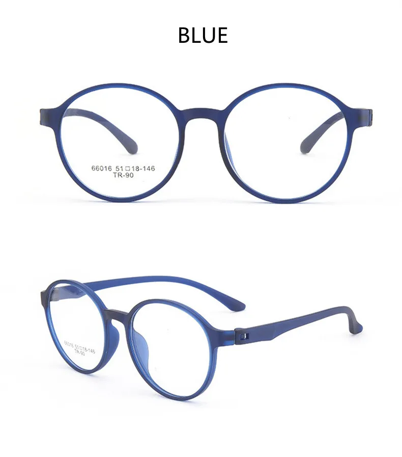 Ultralight TR90 Computer Anti Blue Light Glasses for Women and Men Retro Screw Free Design Big Round Frame Reading Glasses