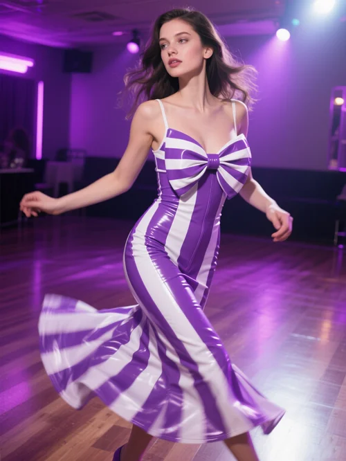 

Latex Rubber Gummi Catsuit Fashion club Evening gown uniforms dress Cosplay Purely handmade