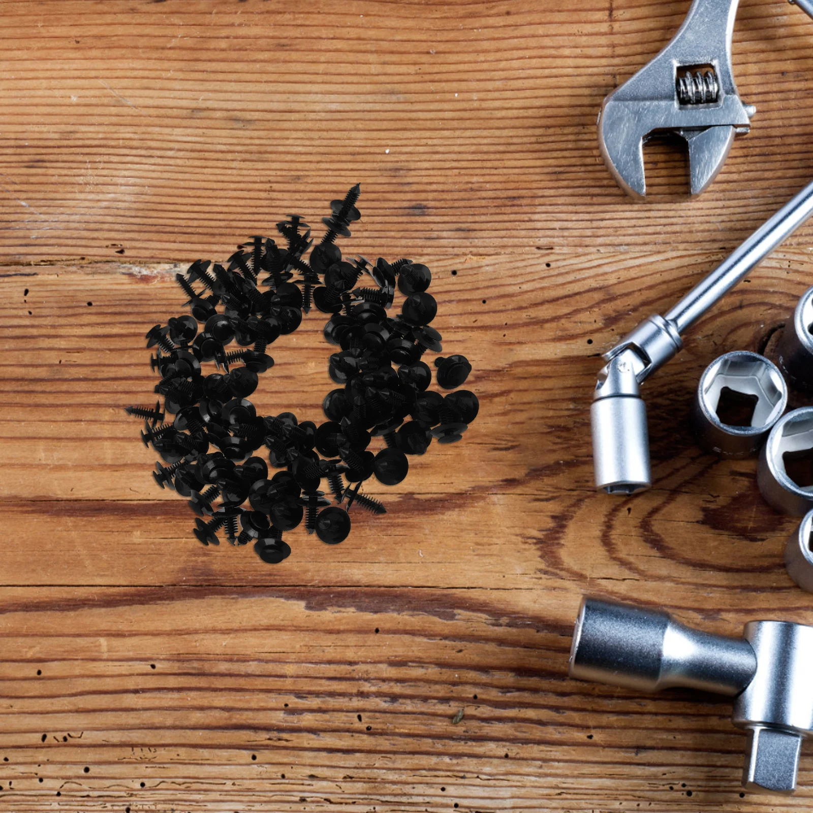 

100pcs Car Door Trim Retainers Clips Panel Clips Abs Retainer Fasteners For Auto Body Trim Panel Mounting Durable Door