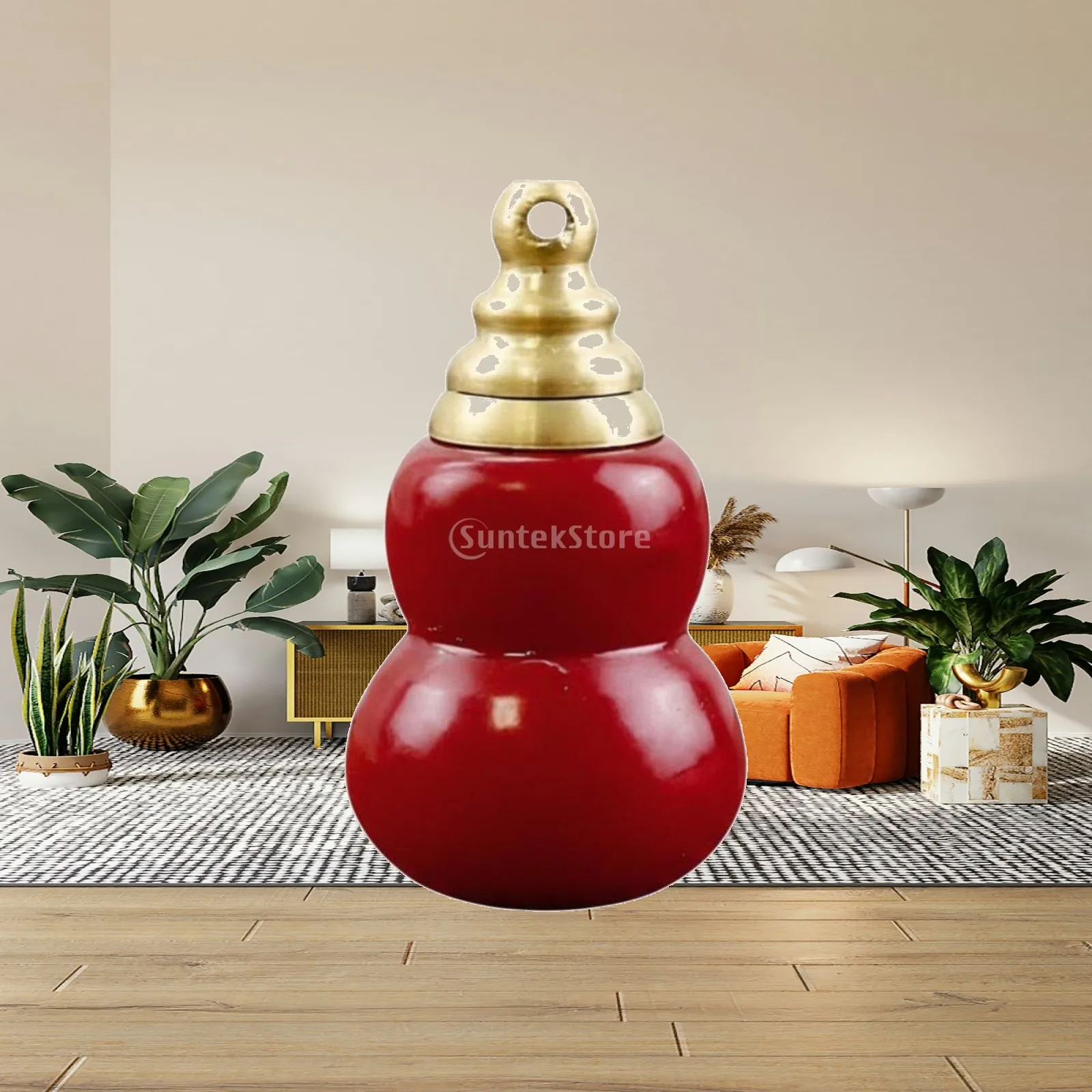 Gourd Pendant Openable Auspicious Locket Zodiac Amulet Jewelry Necklace for Luck and Positive Energy