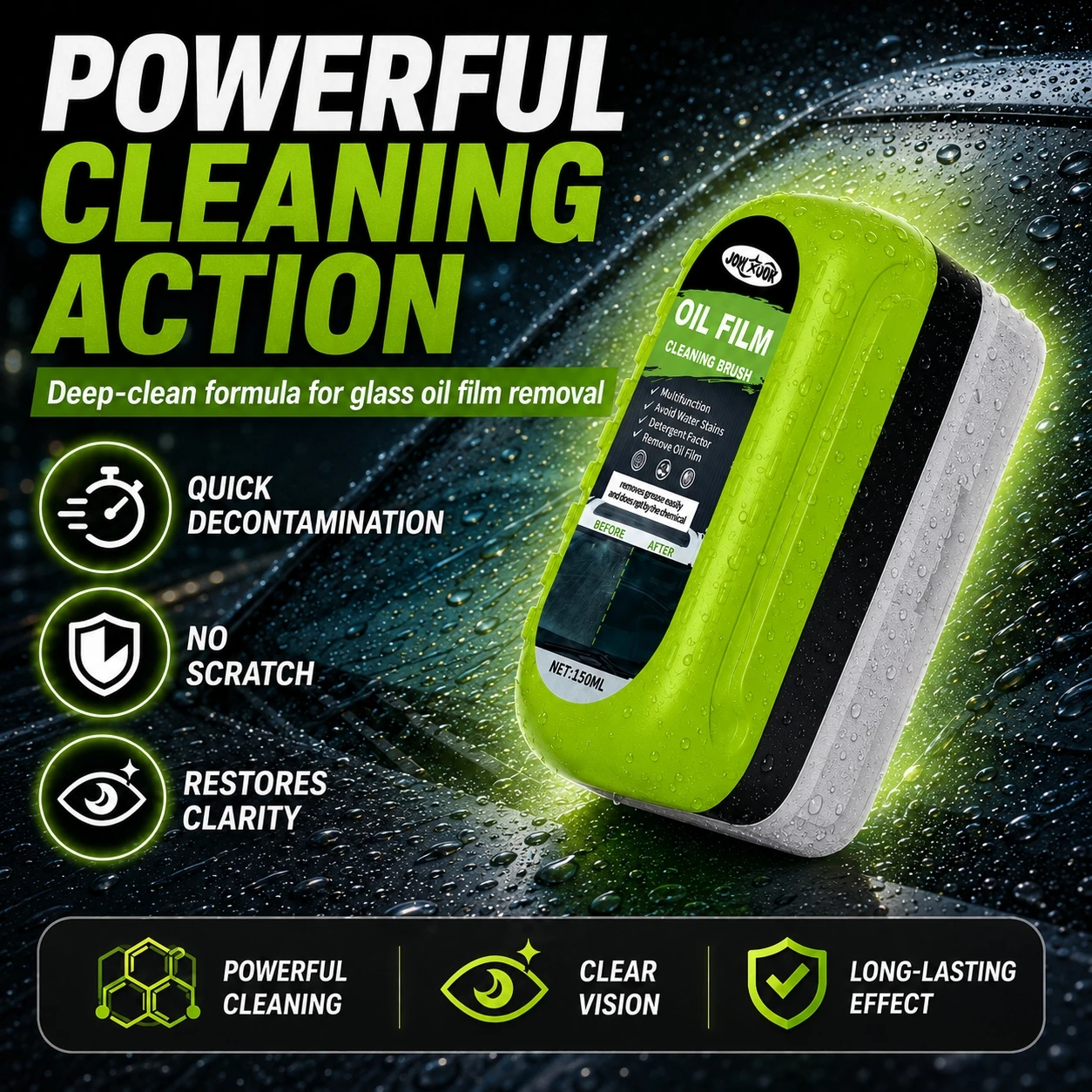 แปรงทำความสะอาดฟิล์มน้ำมันเครื - Car Cleaning Brush บทวิจารณ์และราคา