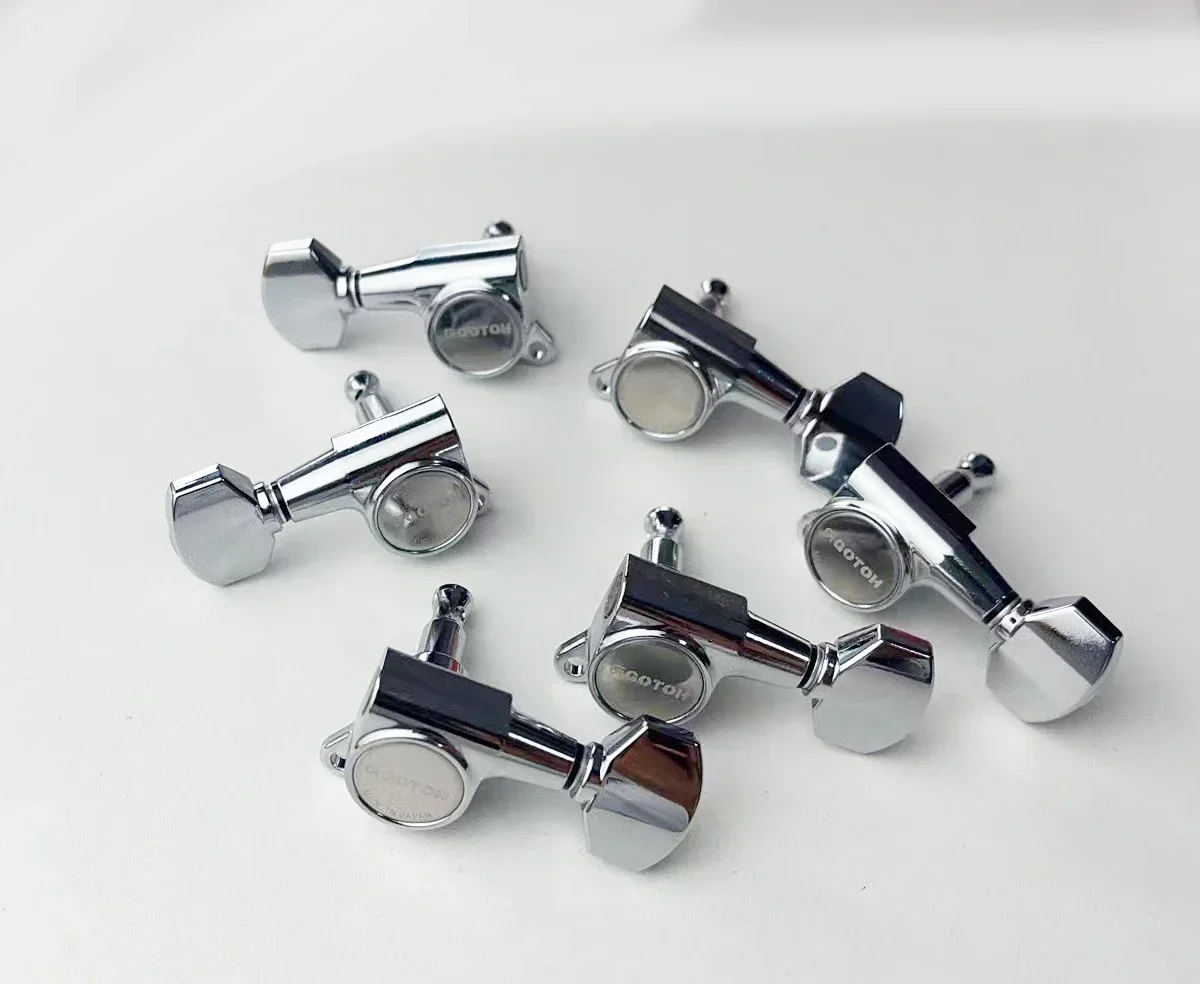 1 Set 6 Strings Original Genuine GOTOH SG381-07 Guitar Machine Heads Tuners- JP(Origin) {Without box}