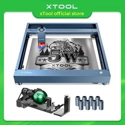 Xtool d1 proレーザー彫刻機5w、彫刻および切断機 (その他のオプションのバンドルを確認してください)