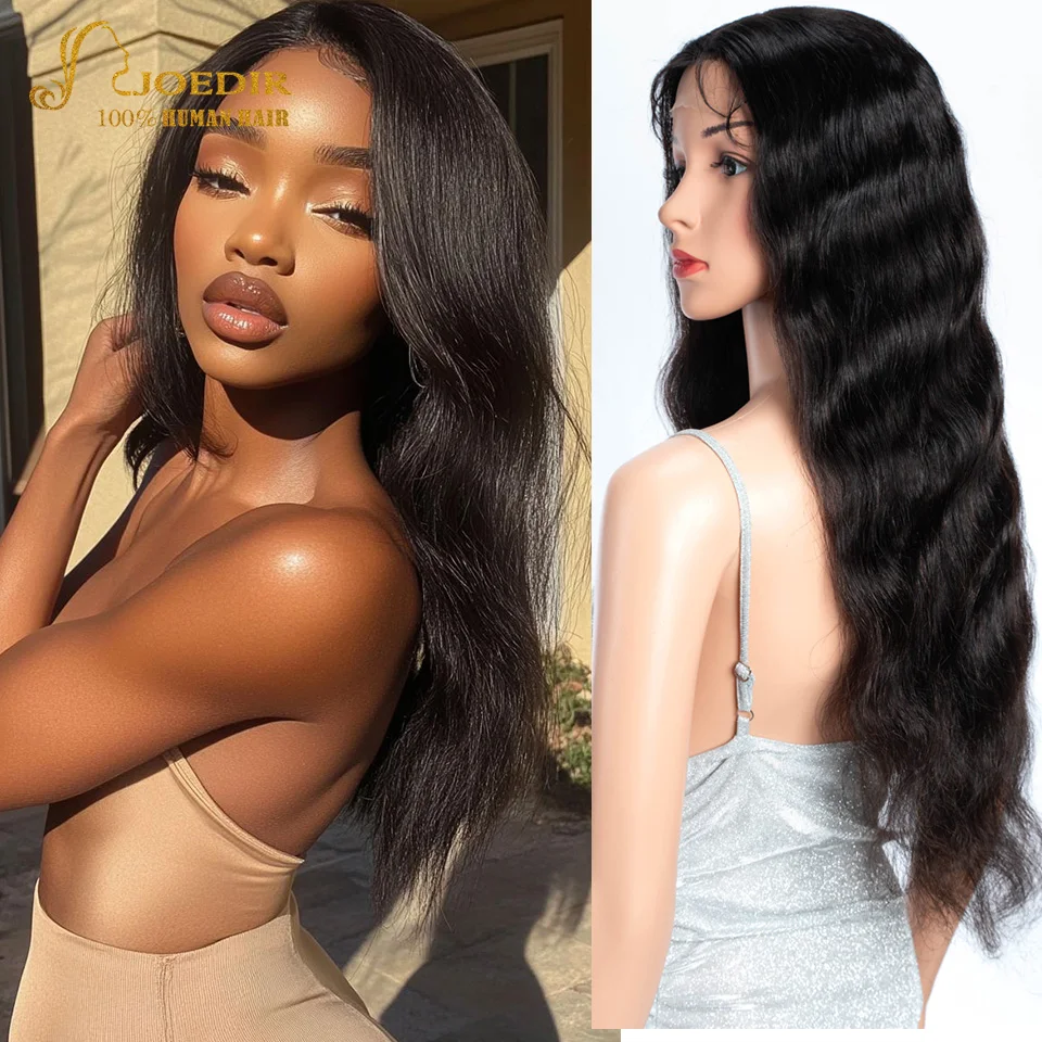 

Joedir Черный Длинный Объемная Волна 13x1 T Часть Кружева Фронта Шнурка 100% Парики Из Человеческих Волос Для Женщин Бразильские Волосы Реми Средняя Часть Волнистый Распродажа
