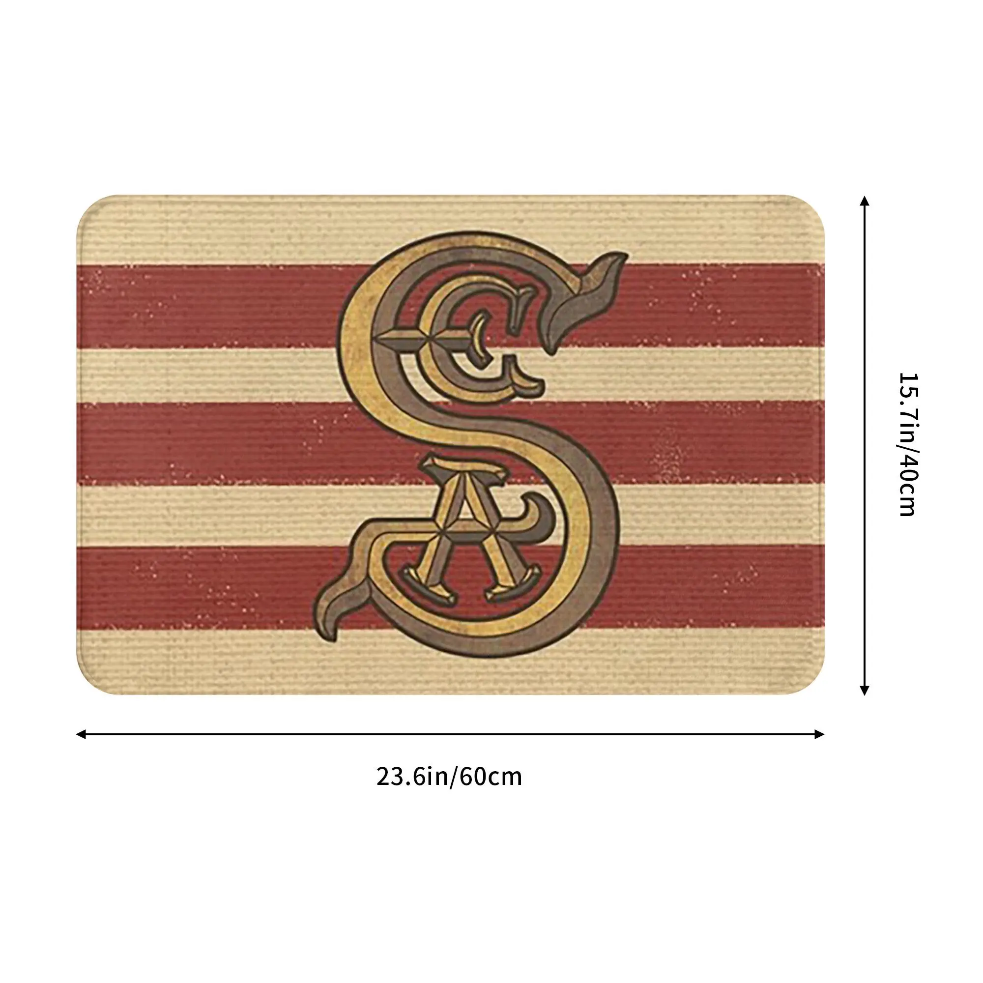 Society of Explorers and Adventurers Red Mask Anti-slip Doormat Floor Mat Rug for Kitchen Entrance Home Living room Footpad Mats