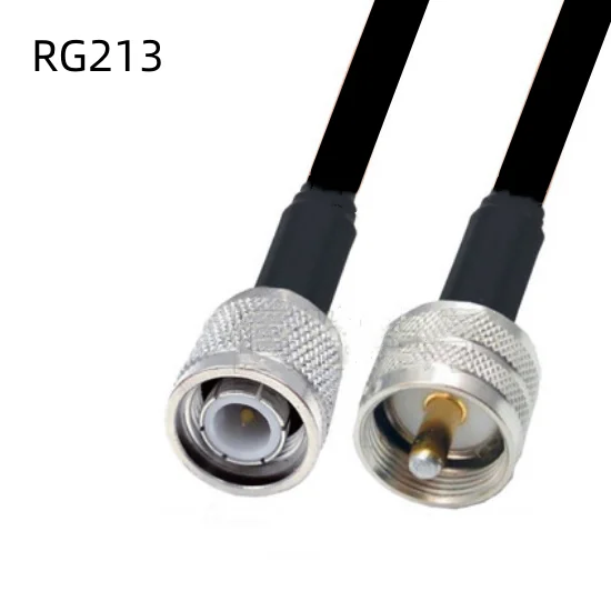 TNC Male to UHF PL259 Male 50-7 RG213 RF Coaxial  Jumper Cable Low loss Connector 50ohm