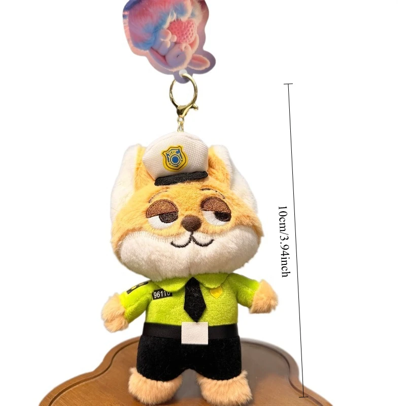 ディズニー ズートピア2 ぬいぐるみ コインパース キーホルダー ウサギ ジュディ フォックス ニック ドール バックパック ペンダント かわいい漫画キャラクター おもちゃ 子供向けギフト