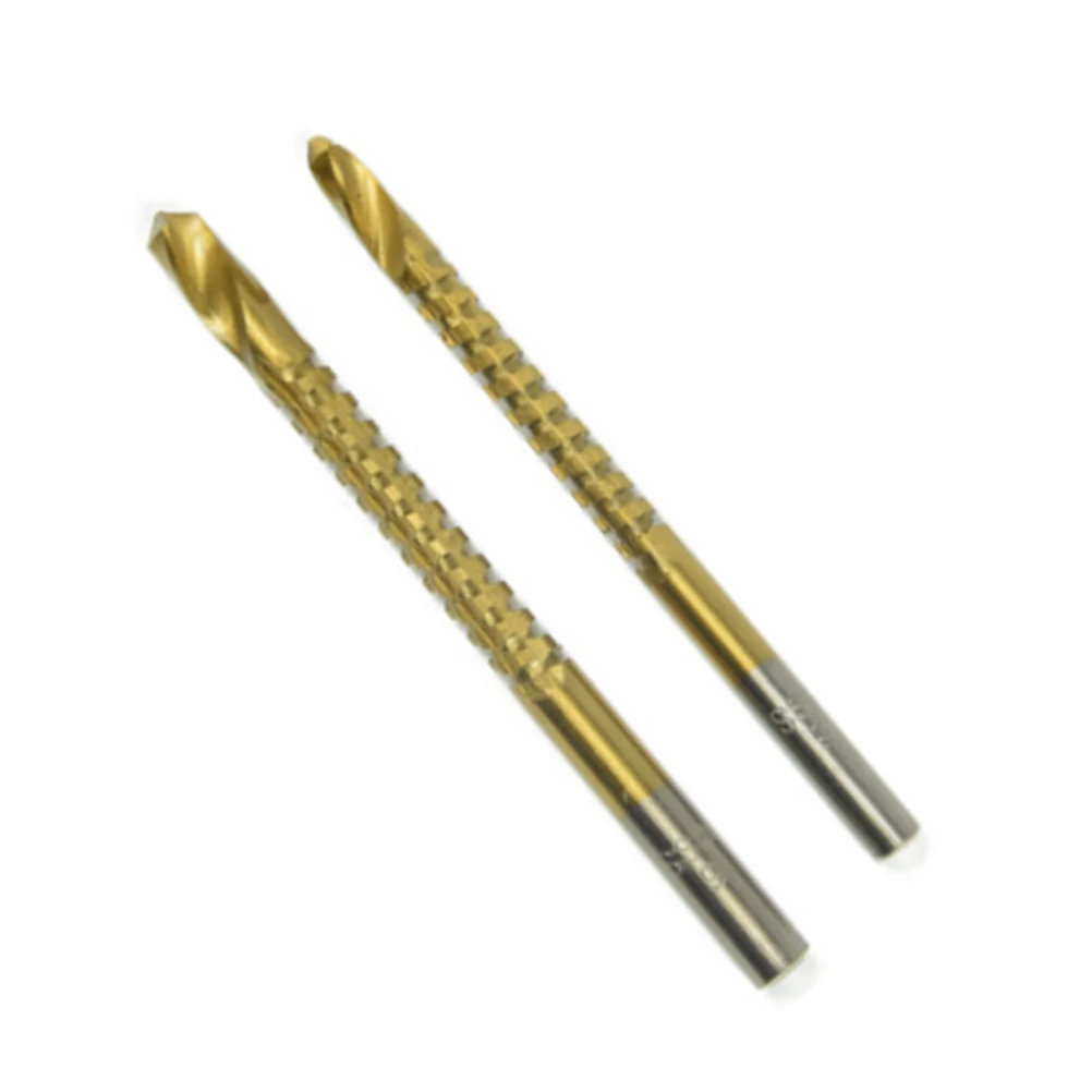 

6Pcs 3/4/5/6/6.5/8mm 6 Sizes Titanium Coated Woodworking Masonry Drill Bit Sets Wood Steel Plastic