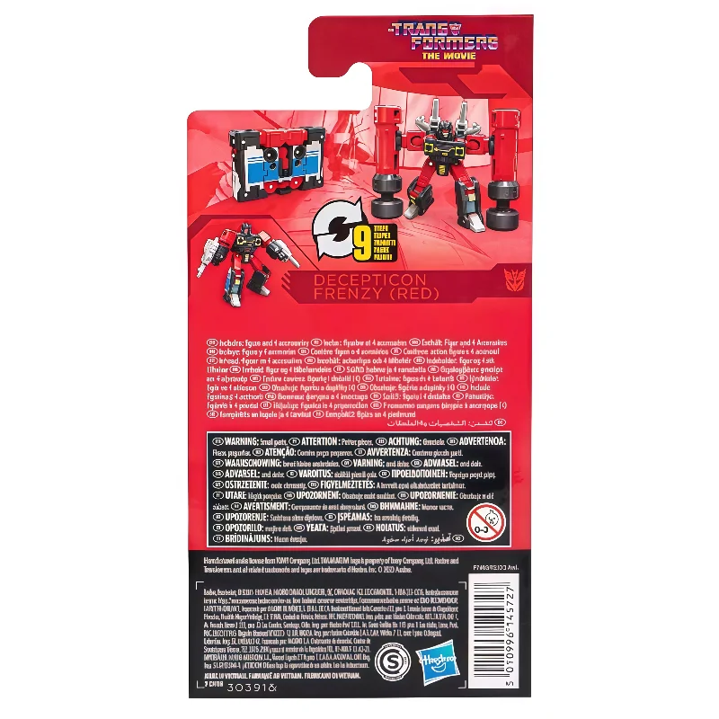 Op voorraad Hasbro Transformers Classic Toys Studio Series Frenzy Rode Vervorming Robot Action Figure Model Verzamel Hobby Speelgoed