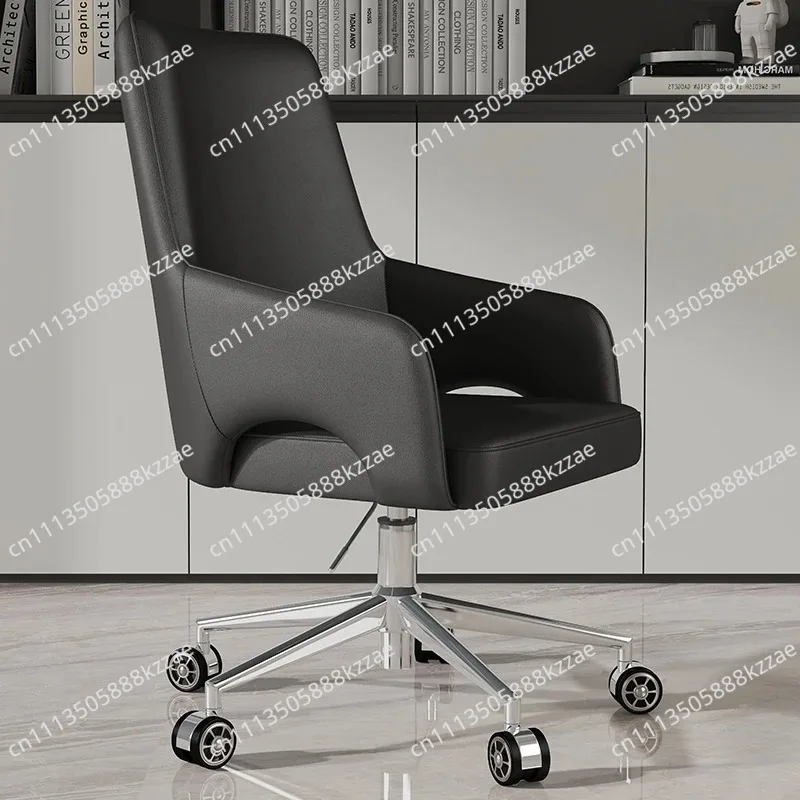 Contemporary Designer Office Chair Executive Swivel Seating Leather Upholstered Conference Chair Home Study Computer Chairs