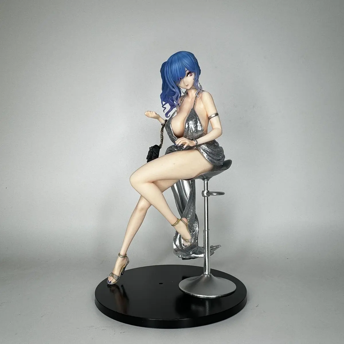 Figura de anime Azur Lane de 28 cm USS St. Louis Figura Vestido de noite Ver. Estatueta Gk Estátua Modelo Boneca Coleção Ornamento Brinquedo Presente