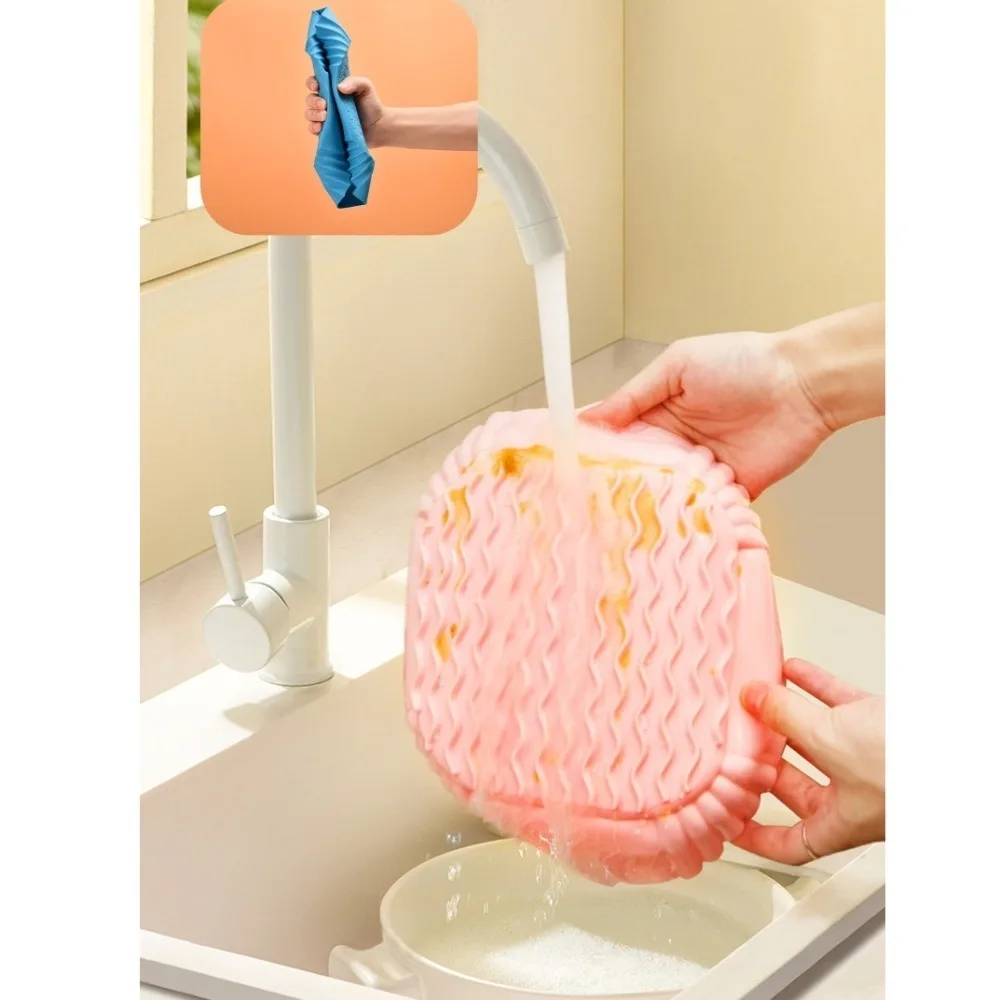 Non-stick Silicone Air Fryer Liners Soft Mould Liners Baking Basket Reusable Fried Chicken Accessories Square Silicone Pot