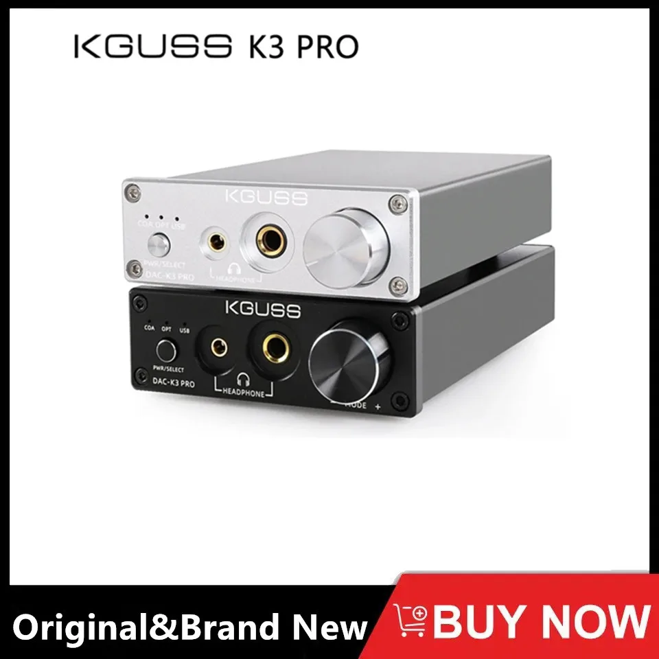 

KGUSS DAC-K3PRO K3 PRO TPA6120A2 ESS9018K2M MINI HIFI USB DAC Decoded Audio Headphone Amplifier 24BIT 192KHz AMP DC12V US/EU