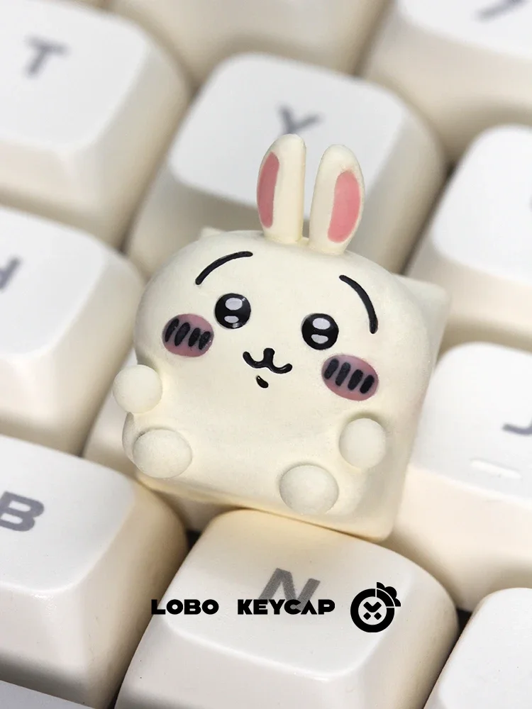 Anime Kawaii Chiikawa Hachiware Usagi Personalized Mechanical Keyboard Keycaps Translucent Keycaps Computer Accessories Gifts