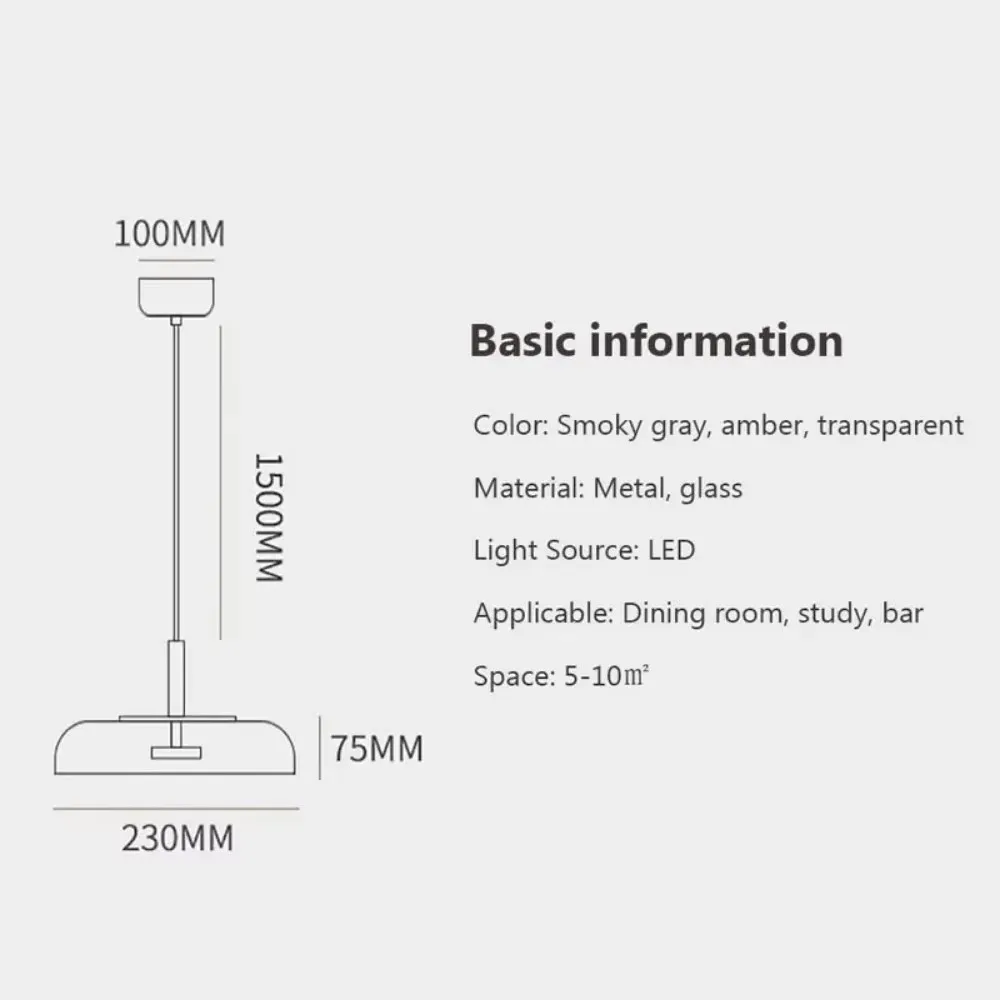 الشمال رئيس واحد قلادة ضوء الزجاج الحديث غرفة الطعام ضوء لمطعم بار السرير إضاءة شخصية 2026