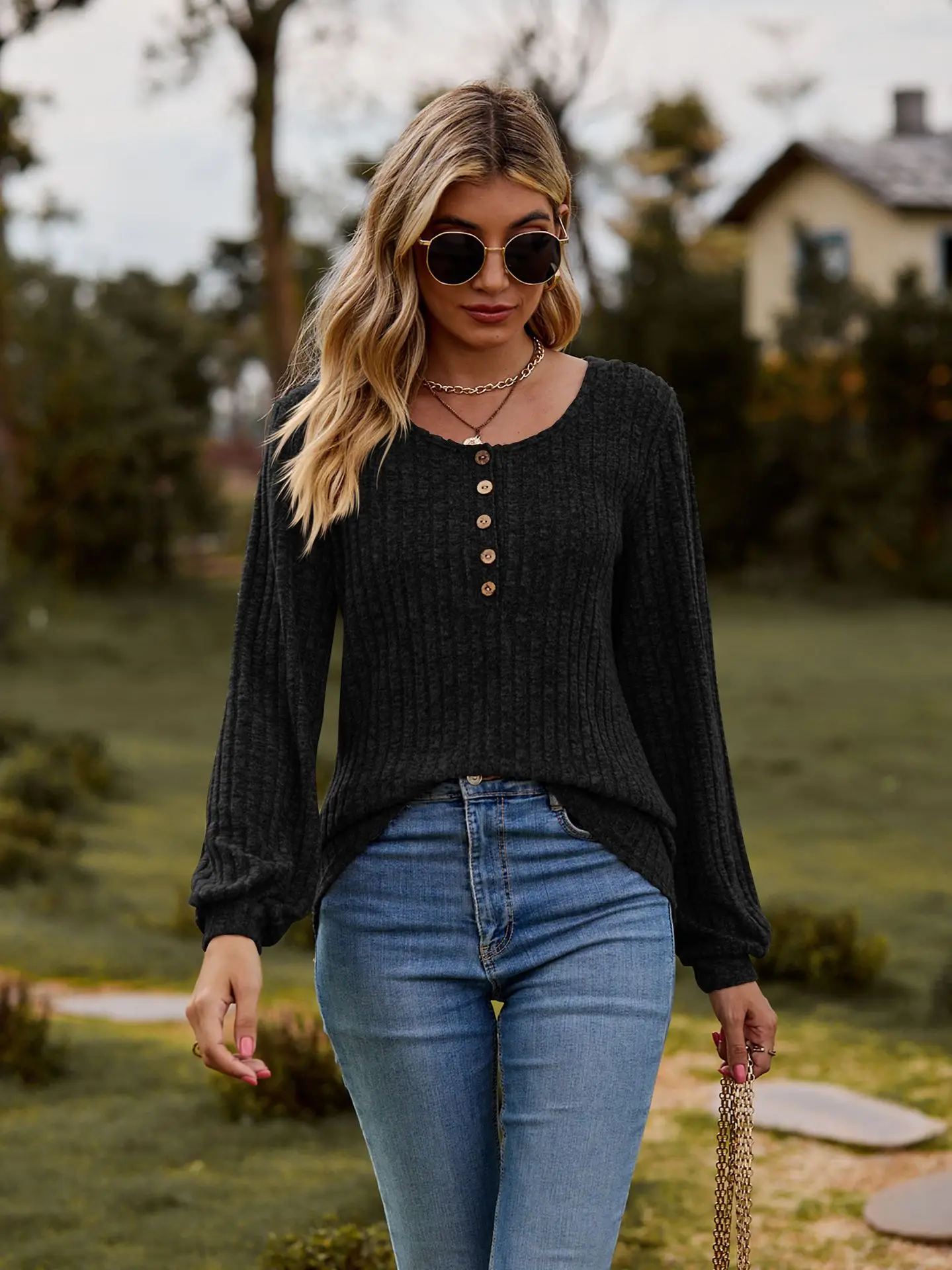 

Bottomed Sweater Women Long Sleeve Knitted Shirts Tops Pullover O-neck Solid Knit Pullover Streetwear Jumpers Knitwear Sweaters