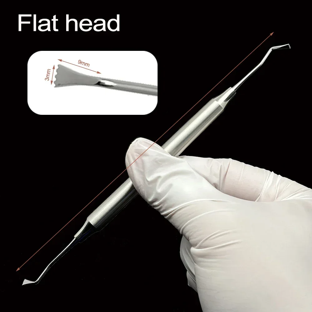 Dental Gingival Retraction Cord Tool-Ergonomic Double Head Packer & Sharp Splitter for Precise Gingival Sulcus Retraction