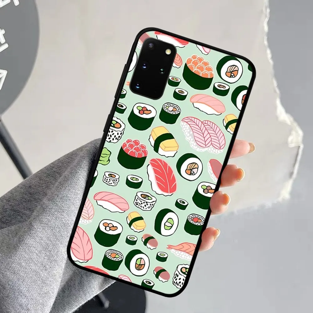 Food Sushi Phone Case For Samsung S 9 10 20 21 22 23 30 23plus Lite Ultra FE S10lite Fundas