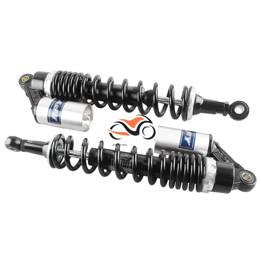 Universal 400mm Eye to Eye Center Nitrogen Air Rear Shock Absorbers Suspension for Dirt Bike Gokart Quad ATV Scooter Motorcycle