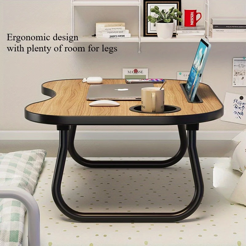 Foldable Bedside Desk with Rounded Safety Corners