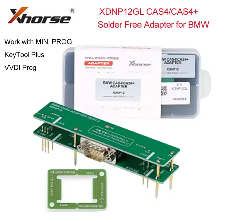 Xhorse XDNP12GL CAS4/CAS4+ Solder Free Adapter for BMW work with MINI PROG, KeyTool Plus and VVDI Prog