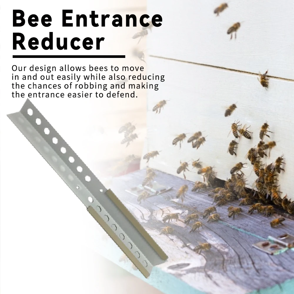 Bee Hive Sliding Mouse Guards Travel Gate Beekeeping Tool Box Hive Bee Accessories Metal Breeding Equipment