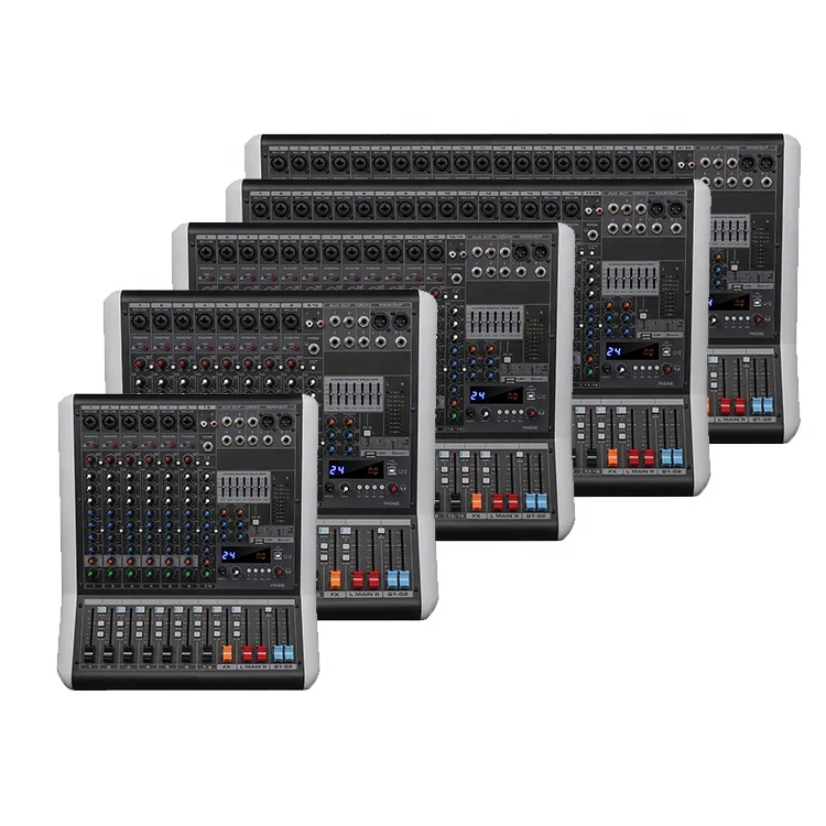 RAT-22D  Outdoor Sound System Professional 20 BT POWER MIXER DJ Controller for Podcasters Musicians