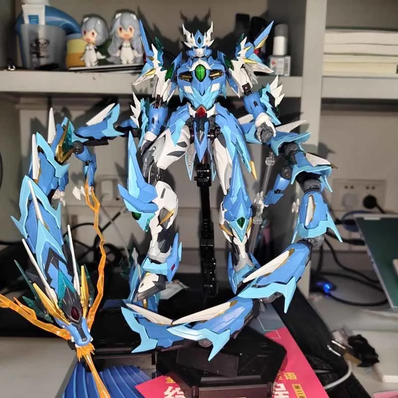 

Motor Nuclear Assemble Ao Bing Guo Chuang Mecha Alloy Skeleton Movable Model With Dragon Action Figures Collection Toys Boy Gift