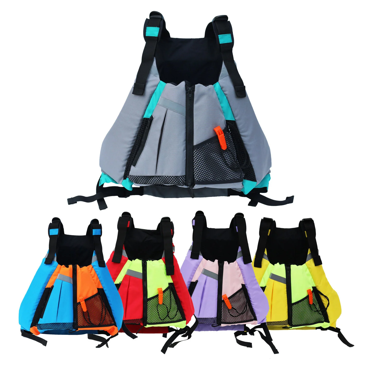 Grown-up Flotation Vest Breathable Paddleboard Safety Vest Grown-up Aquatic Jacket Quick Drying Waterproof Material for Kayakers