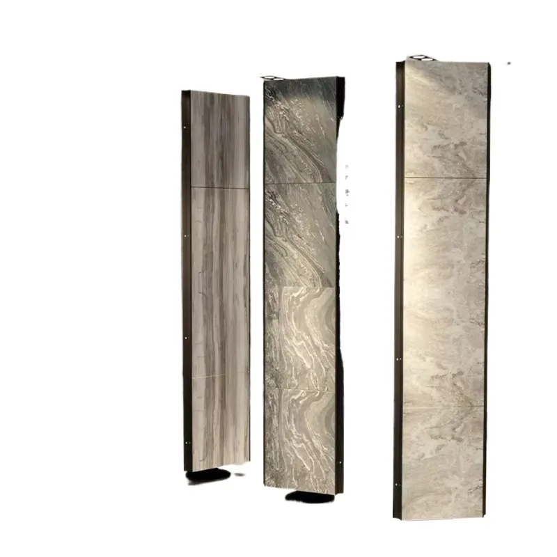 Environmentally friendly rotating tile display stand - 360-degree rotation, waterproof design, adjustable height