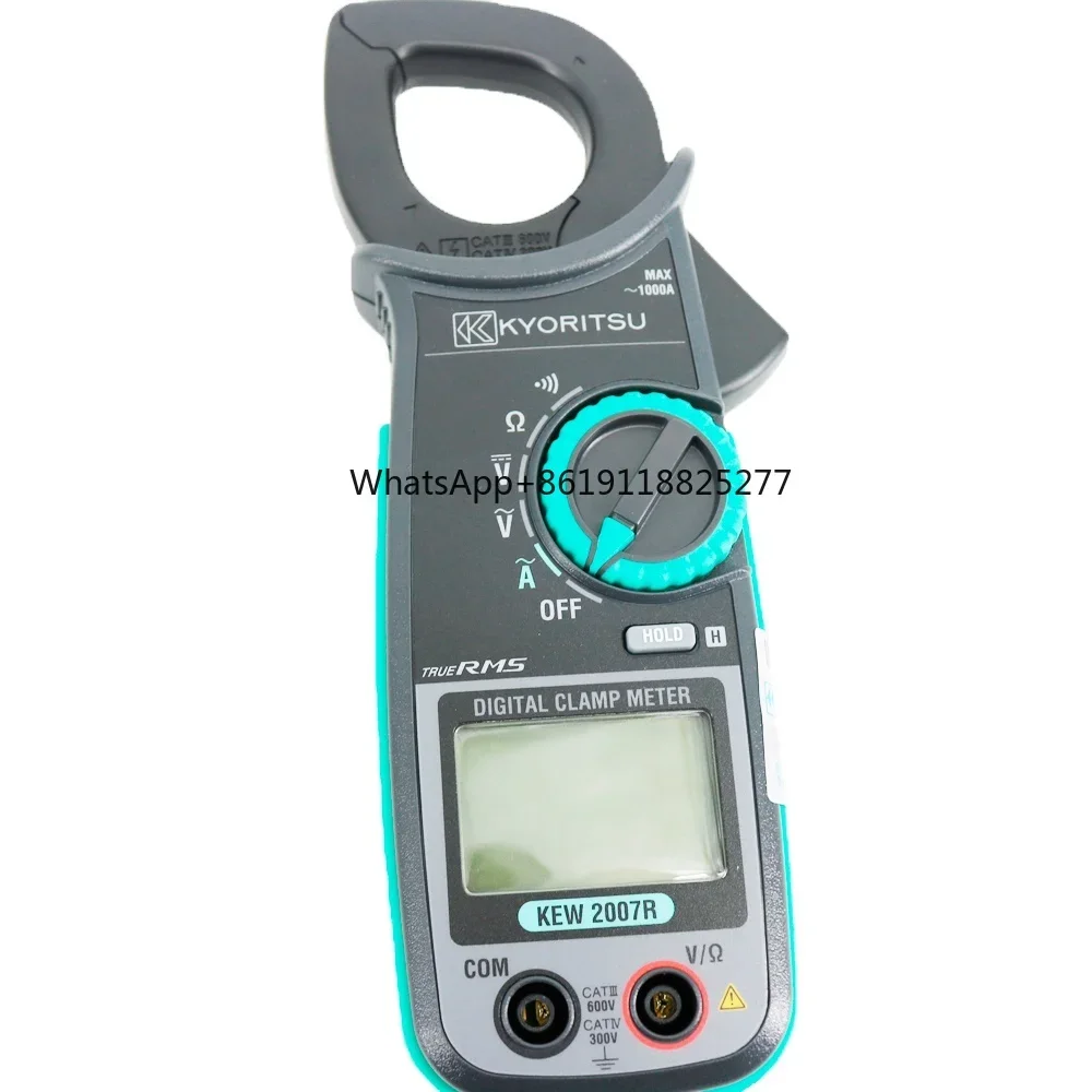 

Kyoritsu2007R Digital AC Clamp Meter Fully Safety Jaw Accurate Reading with True RMS Kew2007R