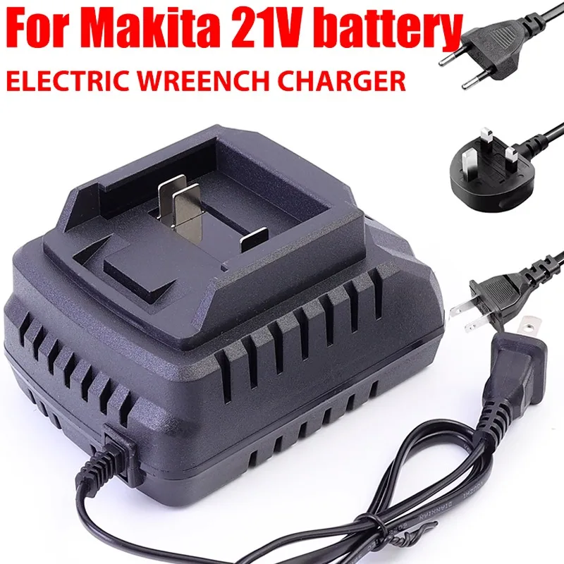 

Универсальное базовое зарядное устройство для литиевой батареи 21 В, зарядное устройство для модели Makita, портативное быстрое электрическое угловое зарядное устройство для инструментов, вилка США/Великобритании/ЕС