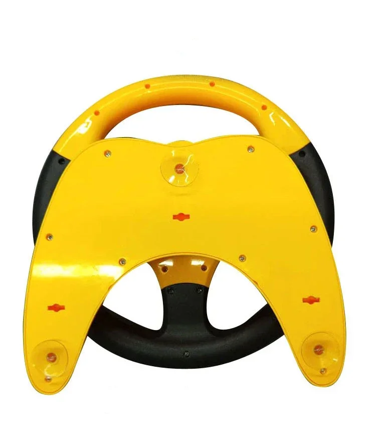 Volante elétrico interativo para crianças – Brinquedo de carrinho de aprendizagem precoce com luzes/sonos e presente de simulação vocal