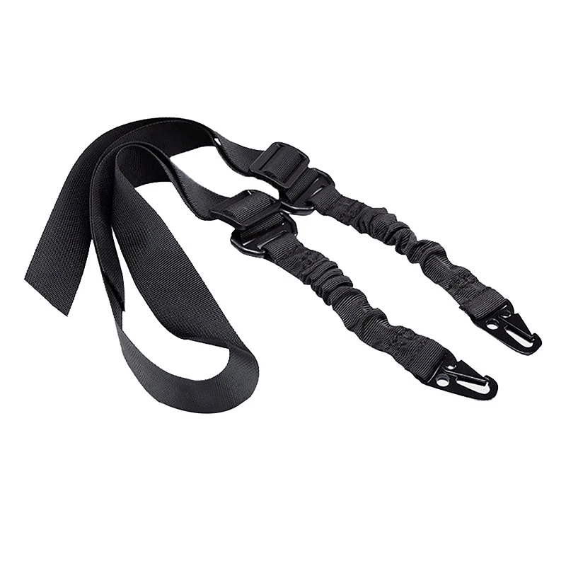 

Tactical Two Points Sling Bungee Shoulder Strap Durable Nylon Rifle Belt Heavy Duty Sling For Outdoor Hunting Sports Accessories