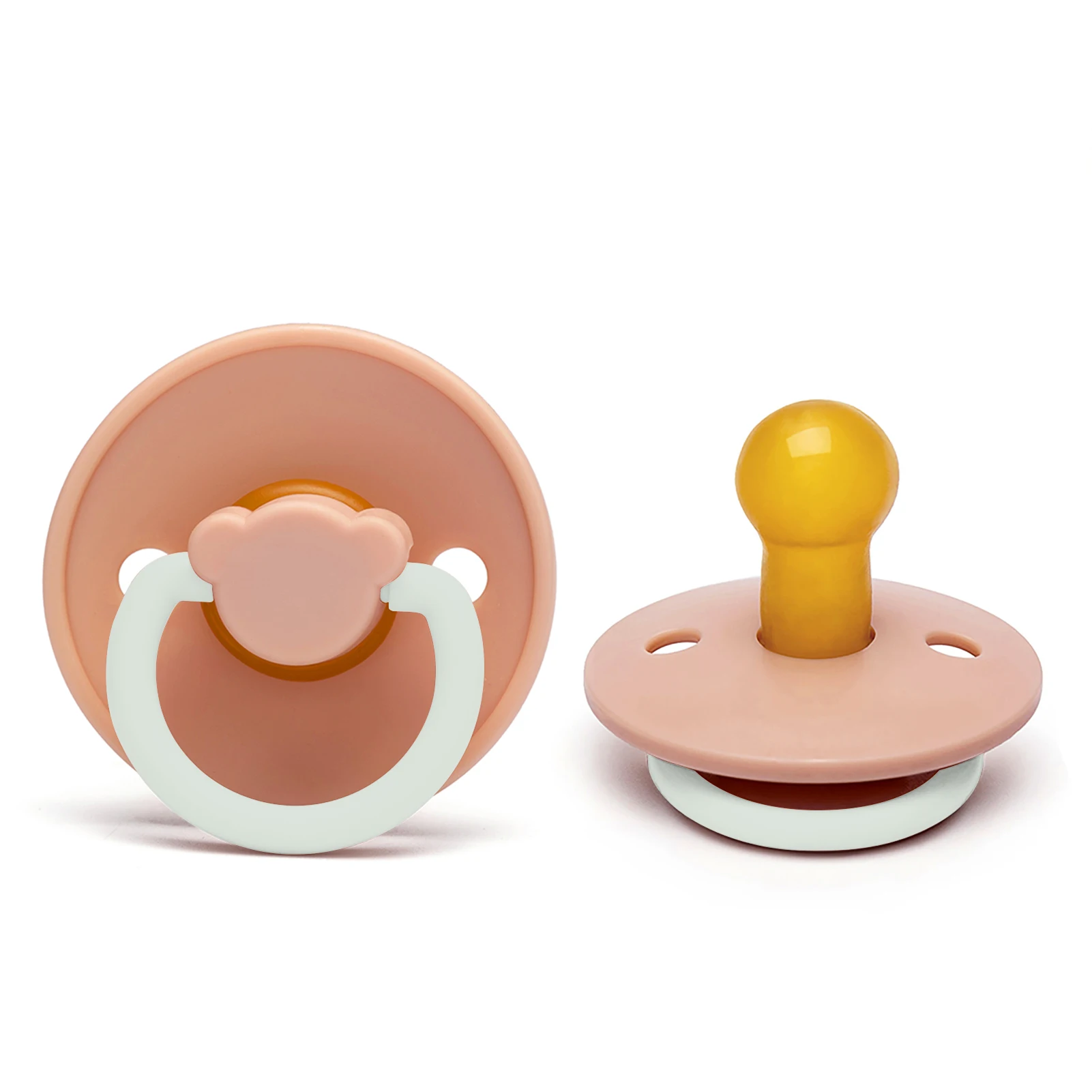 Erduo Baby reborn Latex nipple Night Pacifiers For newborn infants babies sucking in nighttime Glow in the Dark from 0 12 months