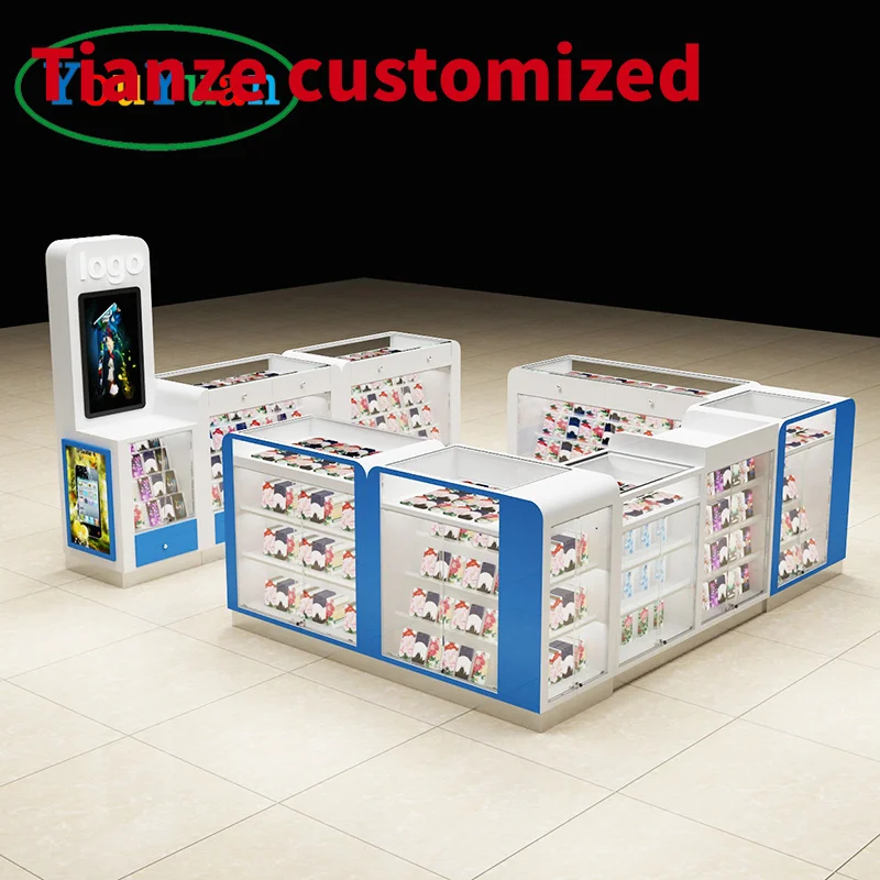 (customized)Cabinets Supplier Retail Store Interior Design Mobile Display Counter Furniture Phone Shops Display