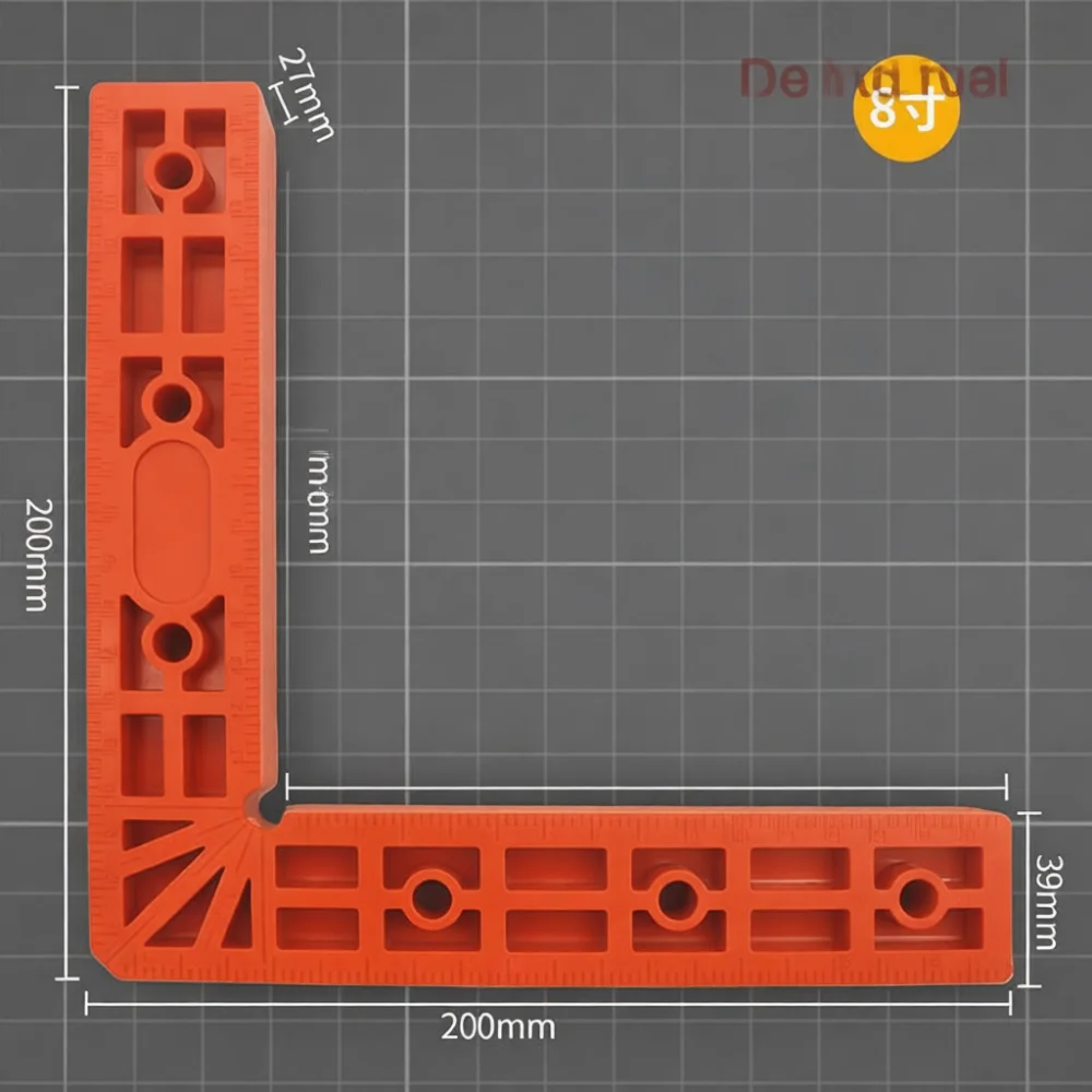 90 Degree Positioning Square Tool Woodworking L Shaped Corner Clamps Ruler For Sintered Stone Panel Joint Alignment