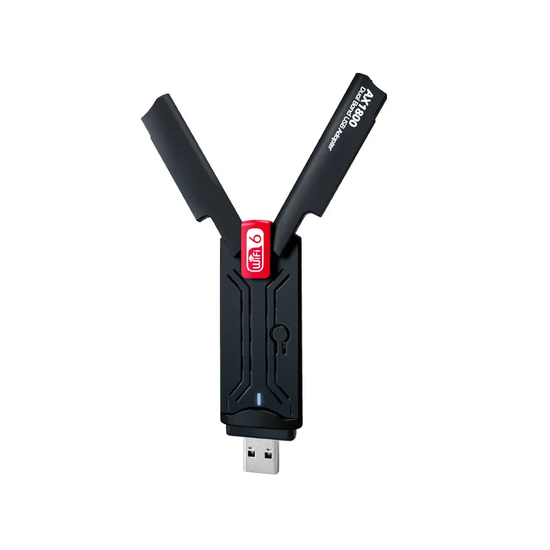 Dual Band WiFi 6   2.4G/5GHz 1800Mbps Wireless Wi-Fi Dongle Network Card USB 3.0 WiFi-6 Adapter For Windows 7/10/11