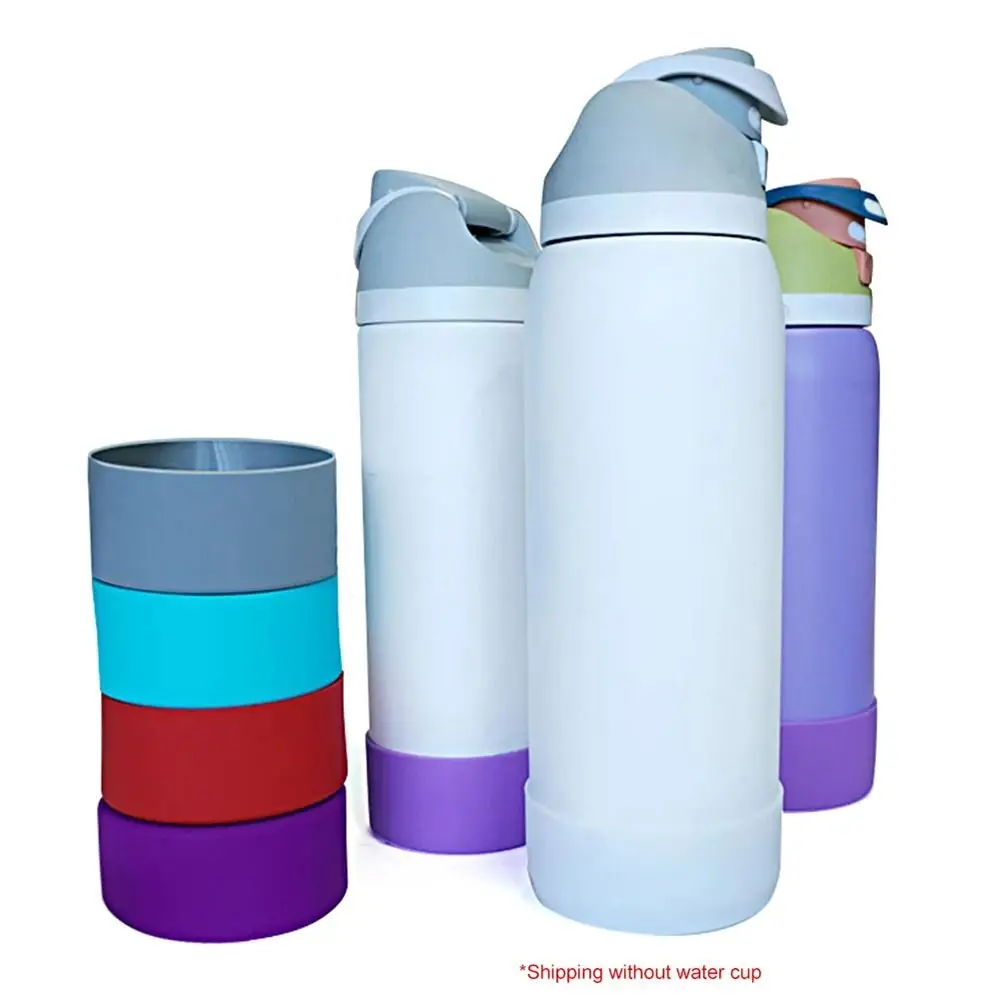 1Pcs New Anti-Slip Silicone Boot Protective Soft Bottle Bottom Base Colorful Cup Sleeve for Owala 24oz 32oz 40oz