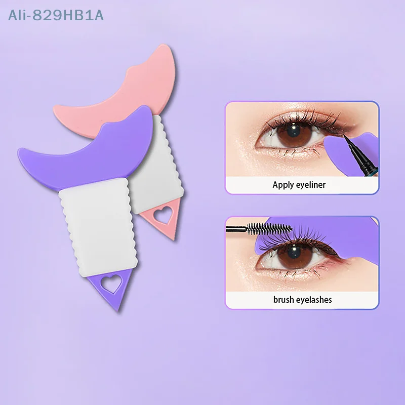 Eye Makeup Aid Professional Eyeliner Template Mascara Baffle Eyeliner Tool Eyebrow Eyeliner Shaper Assistant Beauty Tool