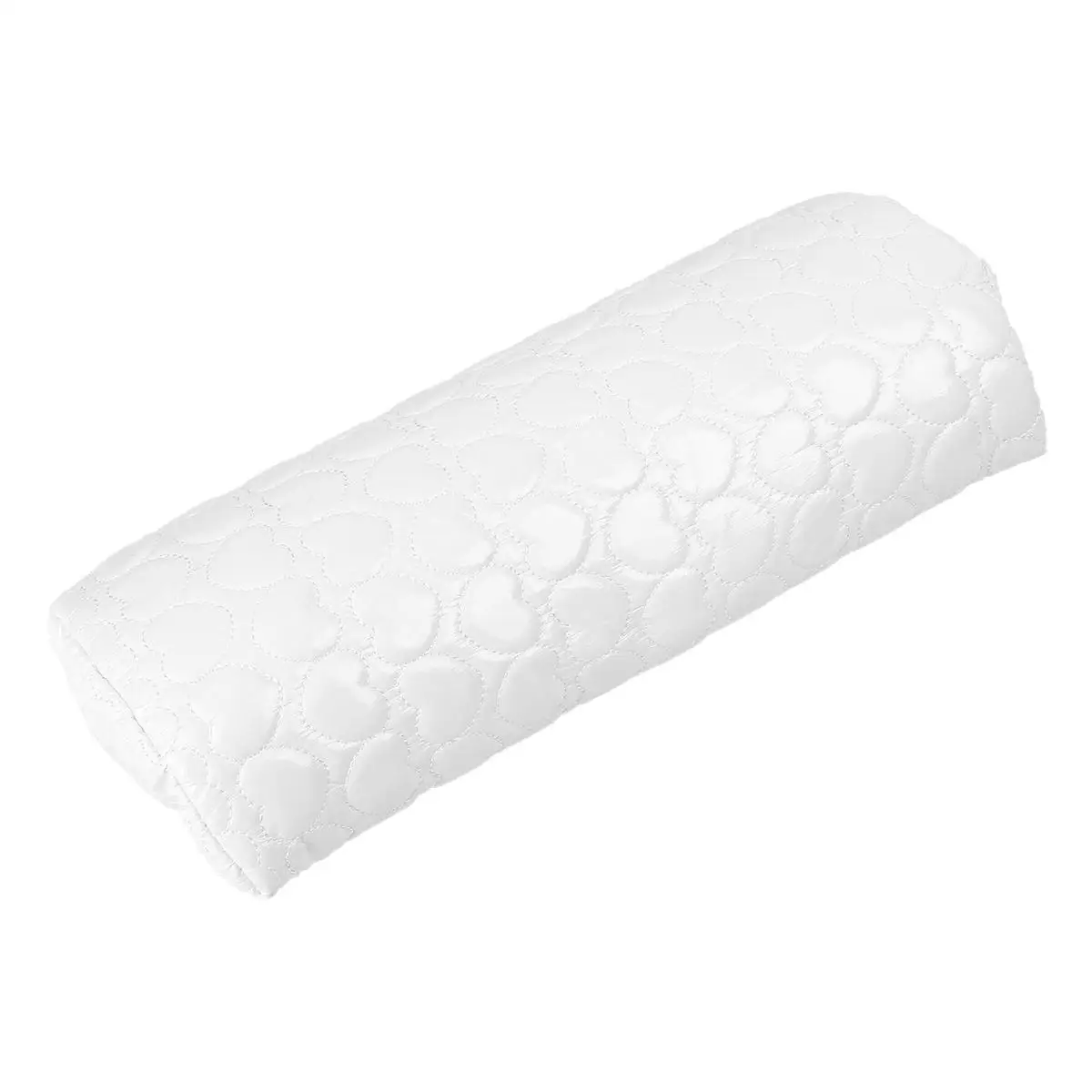 

Portable Heart Shaped Hand Pillow Wrist Cushion White Ergonomic Manicure Support Eco Friendly Nail Salon