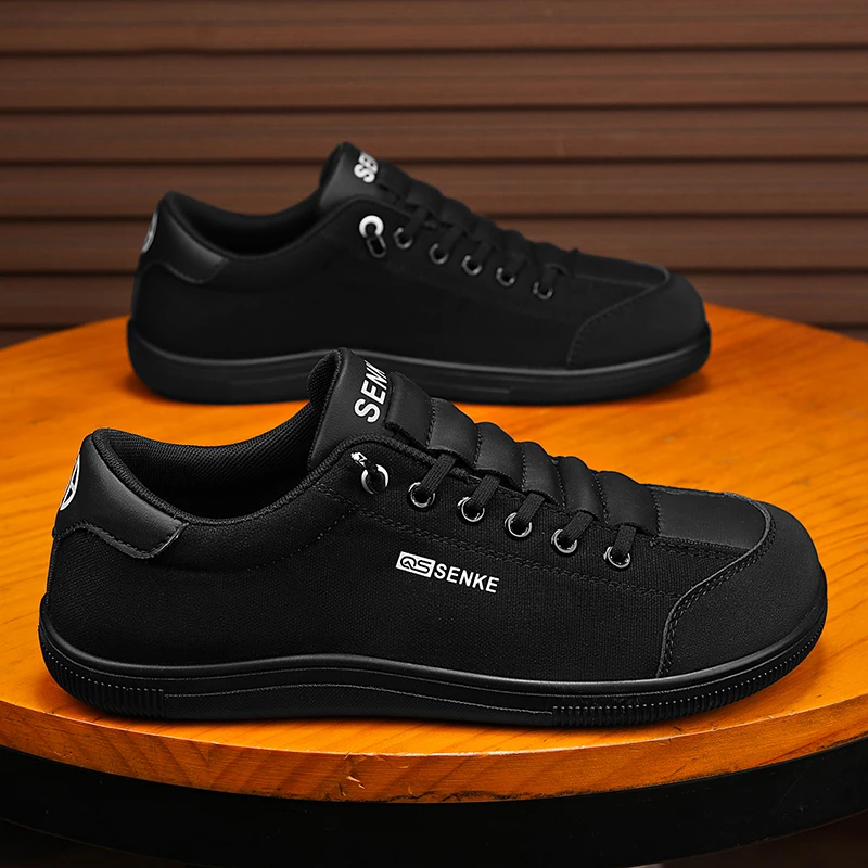 

Men's Shoes Wide Barefoot Shoes Lightweight Gym Training Shoe Athletic Sneakers for Men Comfortable Walking Man Canvas Shoes
