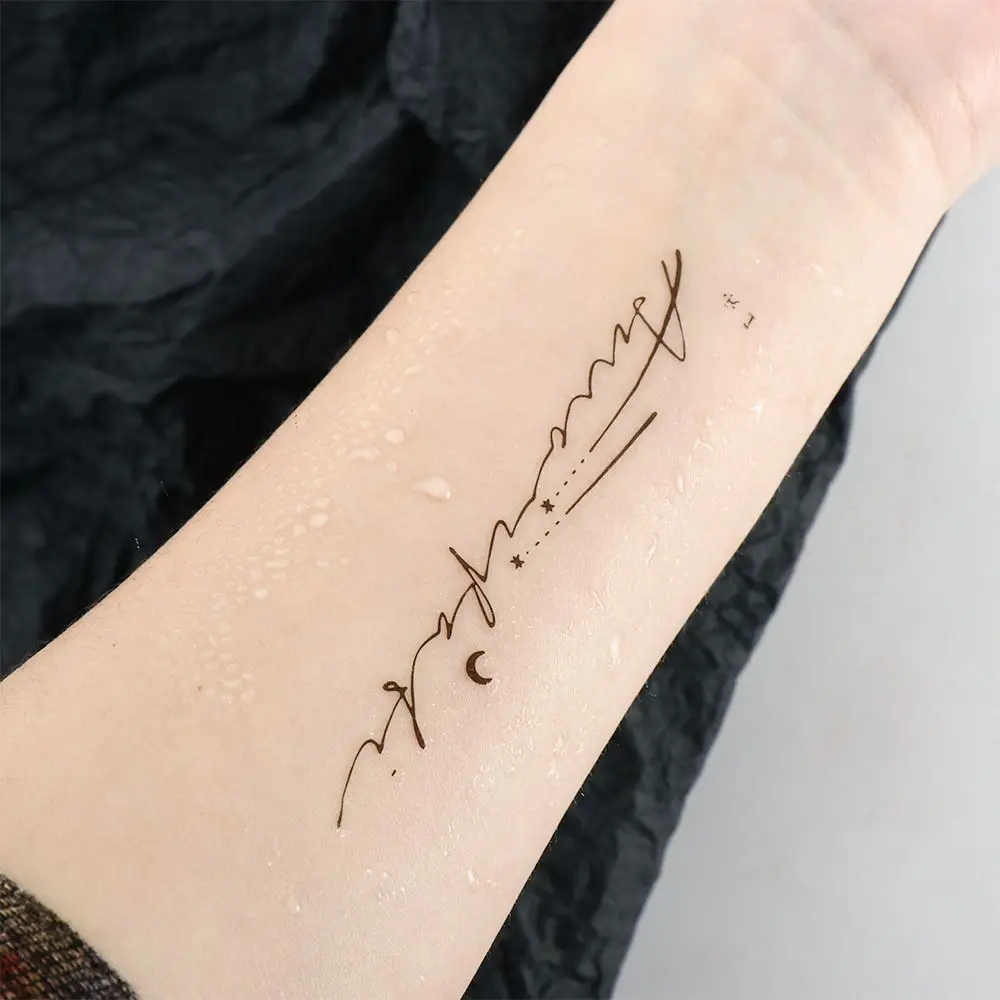 

Men Girls Waterproof Tatouage Temporaire Women Temporary Tattoo Stickers Tattoo Decals Clavicle Fake Tattoo Body Art Stickers