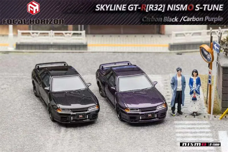 Focal Horizon FH 1:64 Skyline GT-R R32 Nismo S-Tune Full Carbon Diecast Model Car