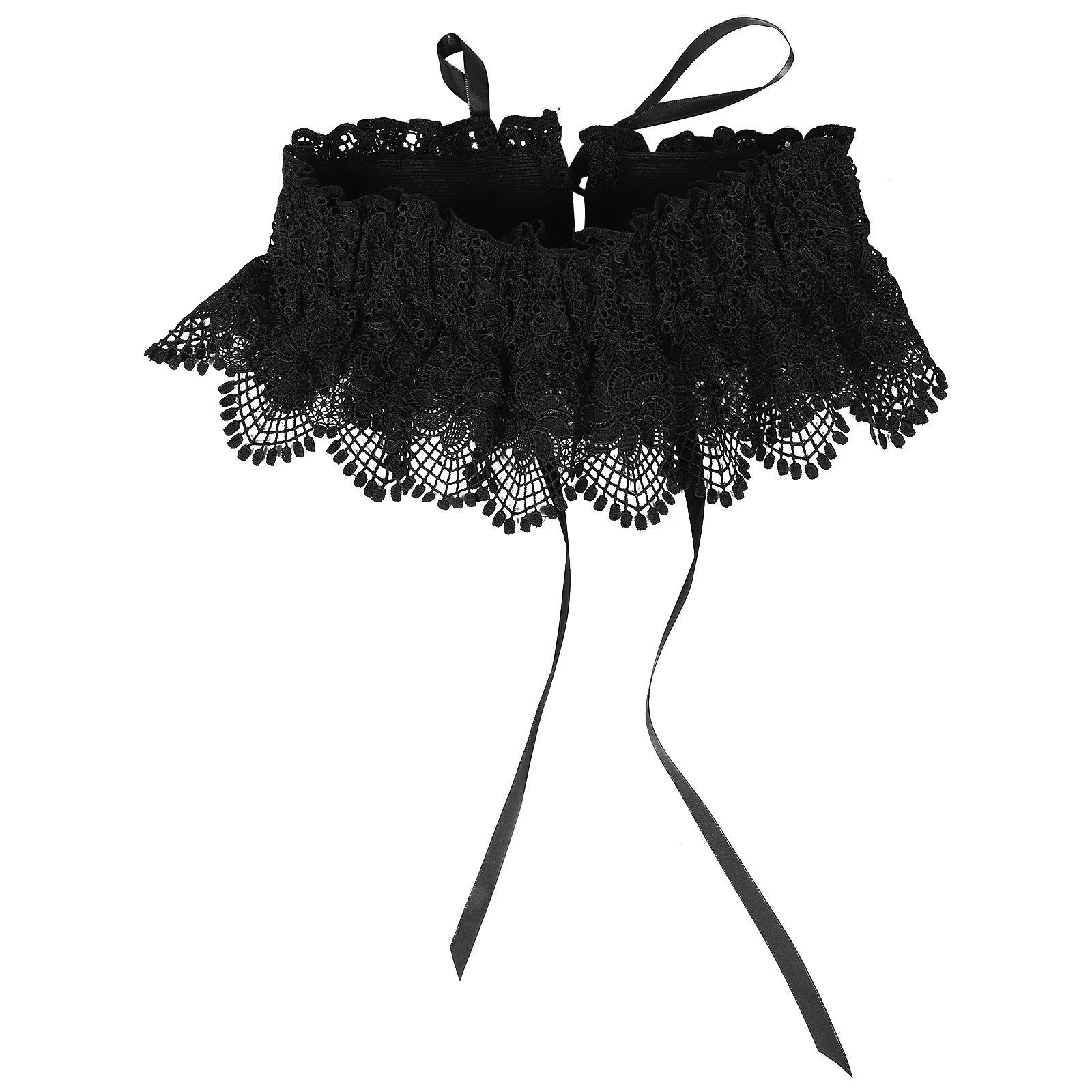 

Lace Wide Black Bow Waist Statement Belts Women Elastic Stretch Cinch Belt Hip Coverage Lace Waist Belt Boho Dress