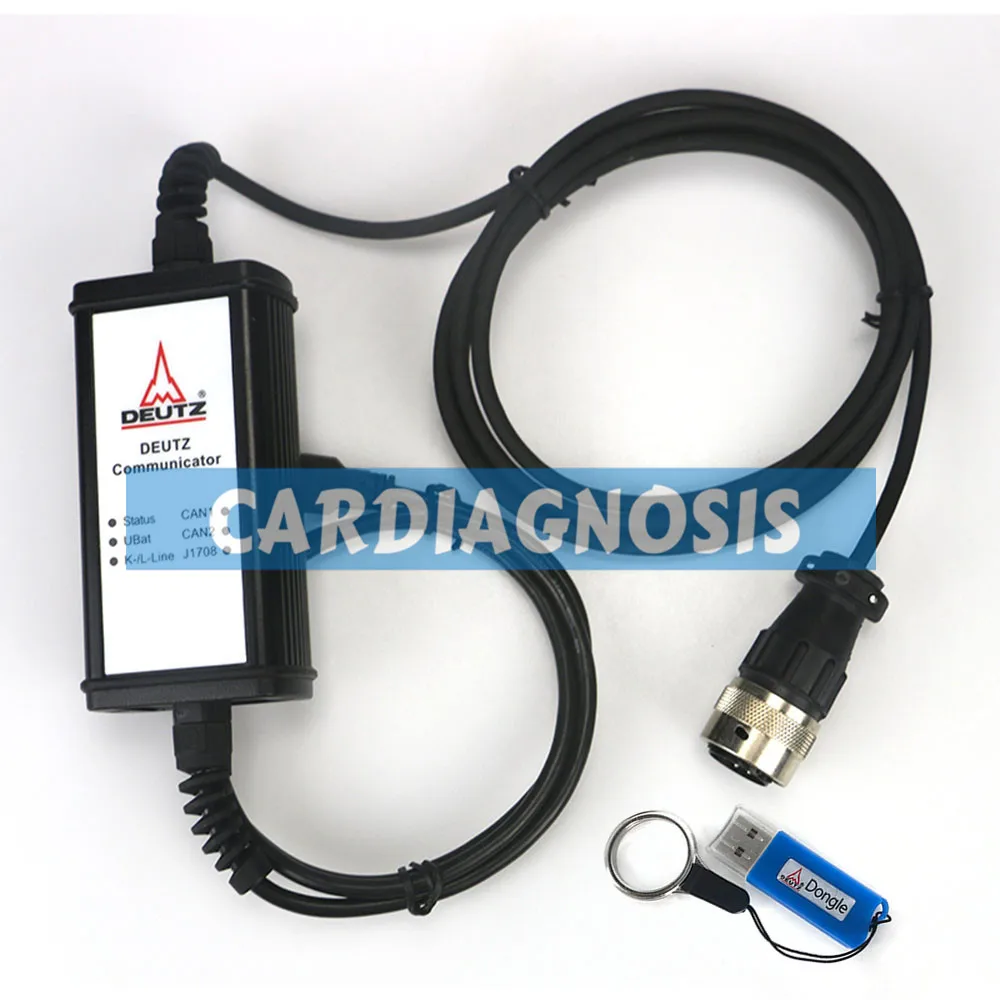 for DEUTZ DECOM Diagnosis Scanner Deutz SerDia DIAGNOSTIC KIT for Deutz controllers EMR2 3 4 LPG MD1 L1 full level 6 key dongle