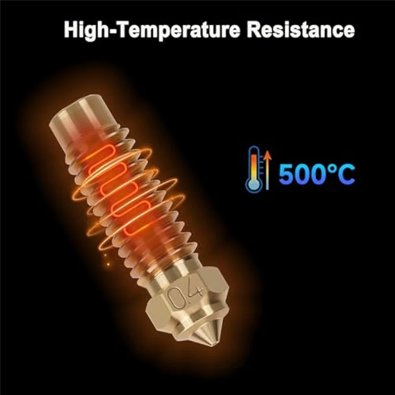 

Изысканные насадки, комплект насадок Hotend для экструдера, латунь для Neptune 4Plus/4Max, 0,2 мм/0,4, мм/0,6 мм/0,8 мм/1,0 мм
