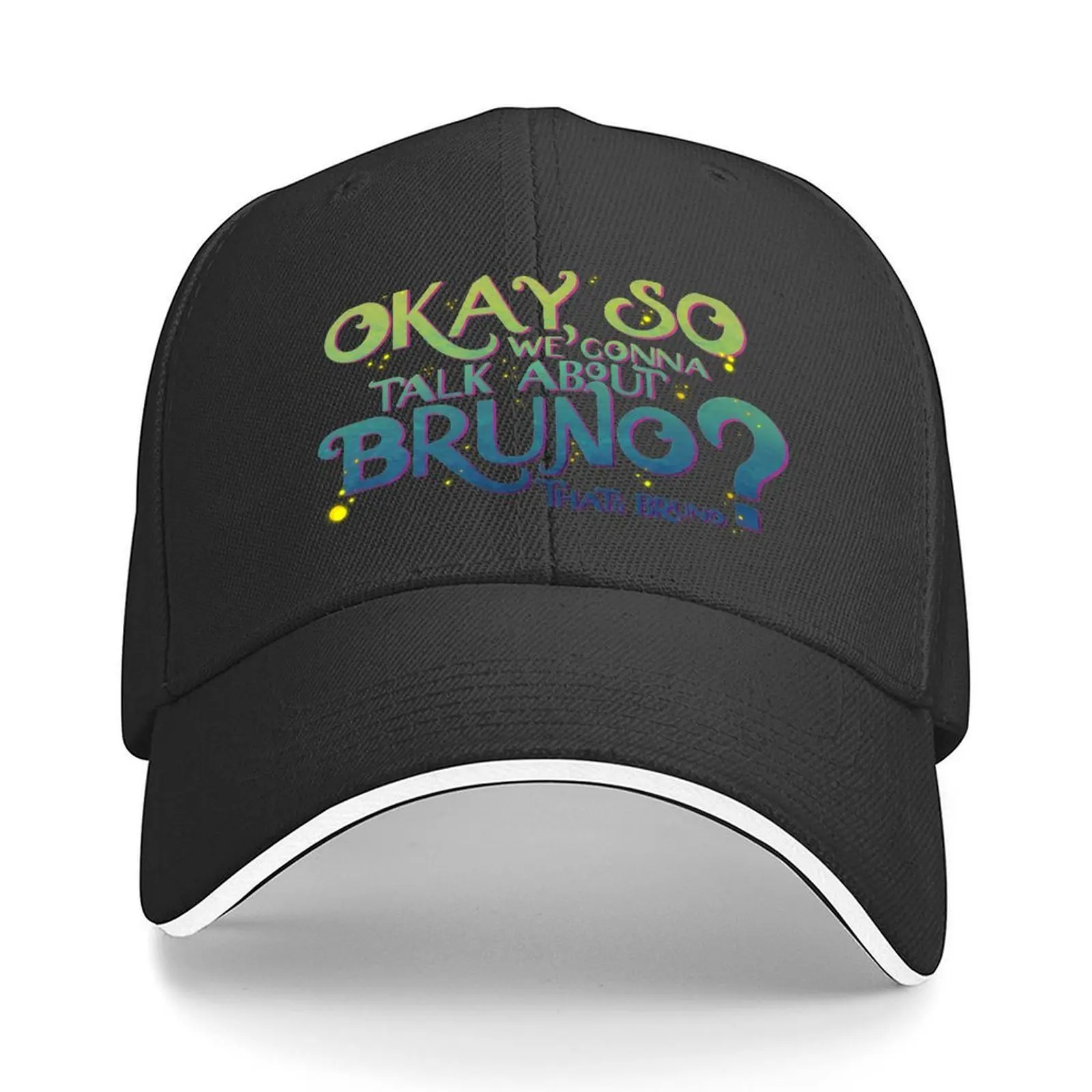 

We don't talk about Bruno Baseball Cap men's big size hat Hat Man Luxury Luxury man cap custom Hat Men's Hats Women's