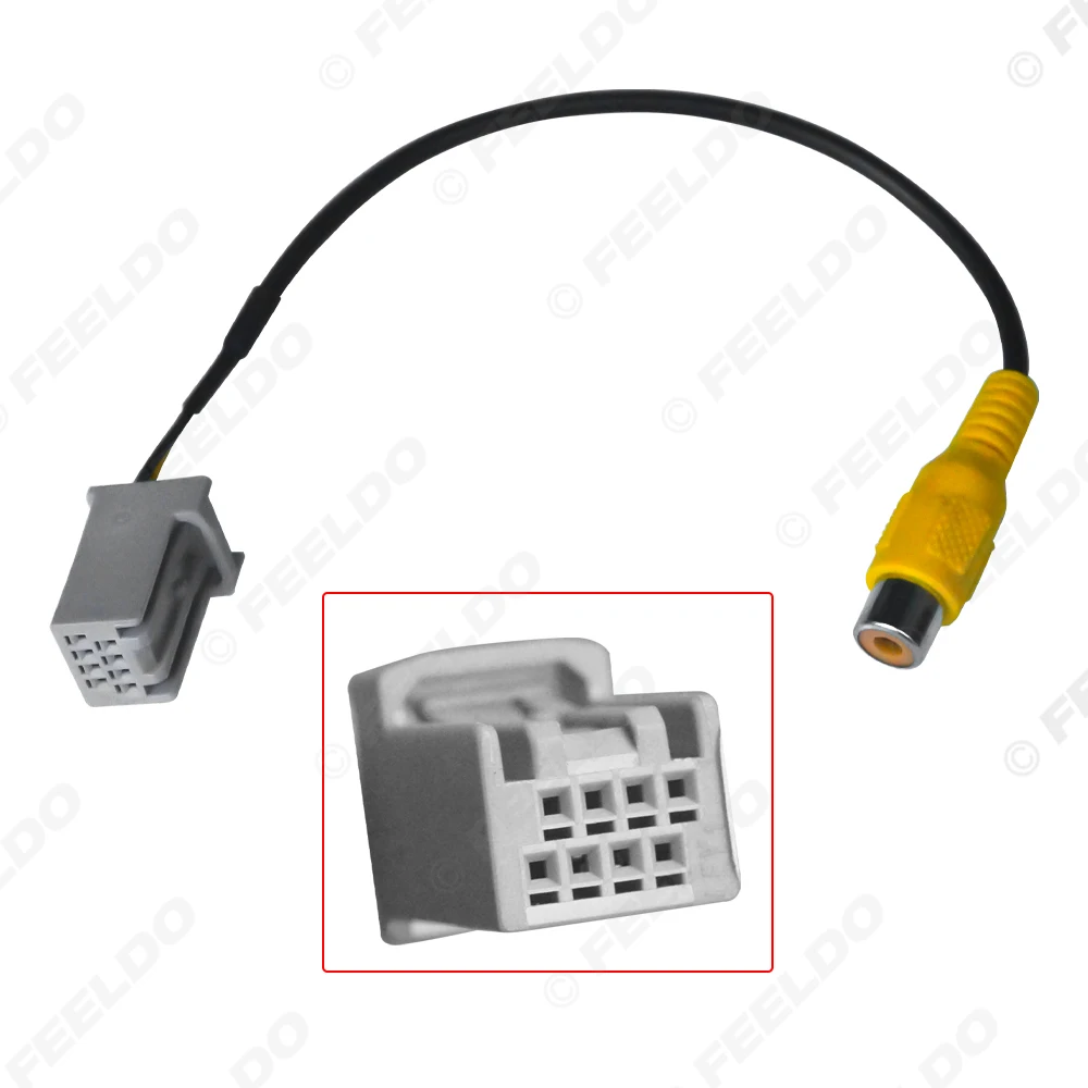 FEELDO Auto Reverse Camera Output Video Adapter Wiring Cable For Honda XRV 2023 Original Factory Camera Video Output